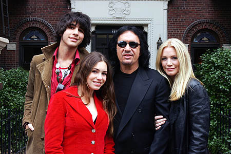 His parents are rocker Gene Simmons of KISS and model Shannon Tweed